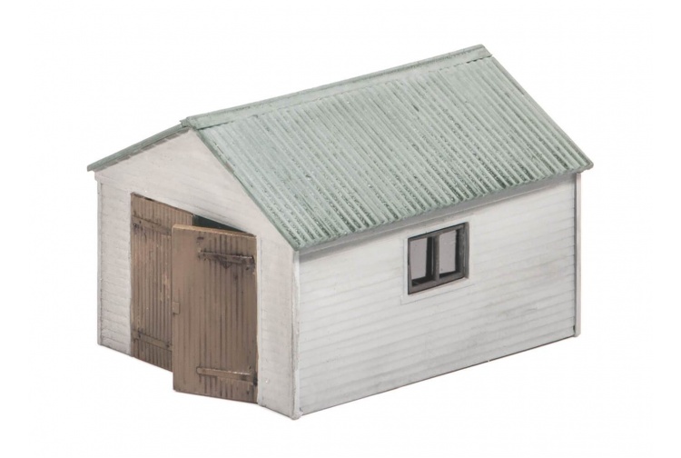 Wills Kits SS13 Timber Style Domestic Garage OO Gauge Plastic Kit