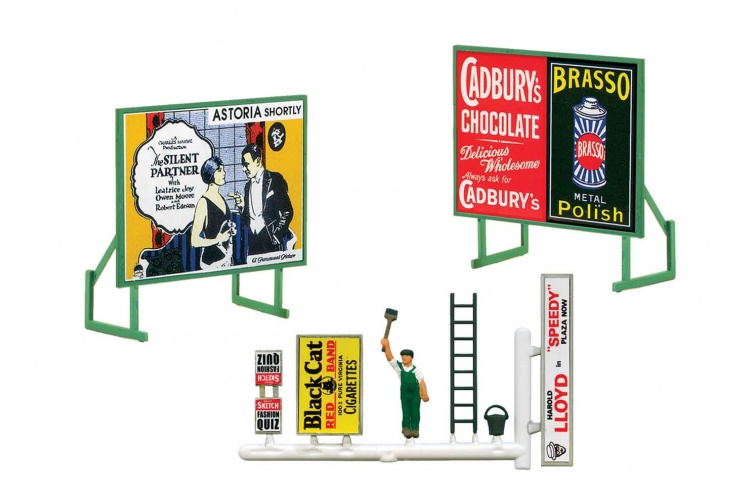 Wills Kits SS21 Hoardings and Bill Poster OO Gauge Plastic Kit
