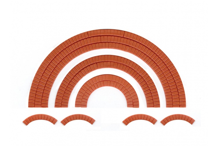 Wills Kits SS55 OO Gauge Brick Arch Overlays