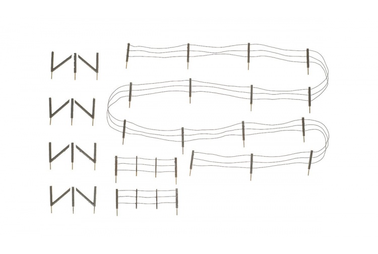 Woodland Scenics A2980 HO Gauge Barbed Wire Fence Contents