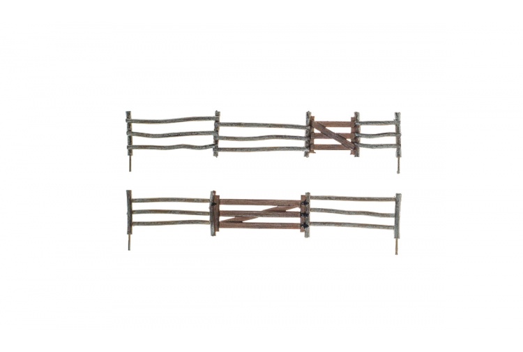 Woodland Scenics A2981 HO Gauge Log Fence