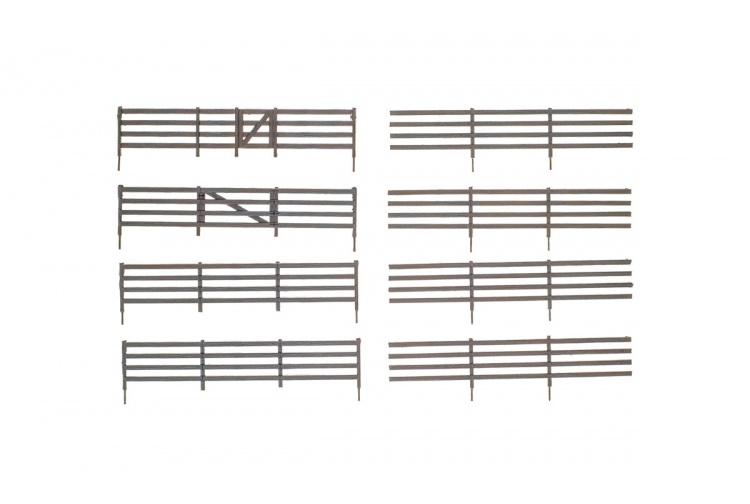 Woodland Scenics A2982 HO Gauge Rail Fence Contents