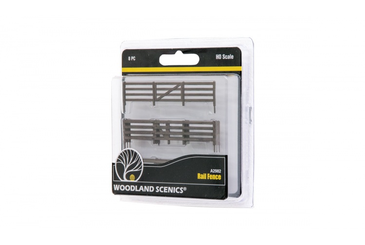 Woodland Scenics A2982 HO Gauge Rail Fence Package