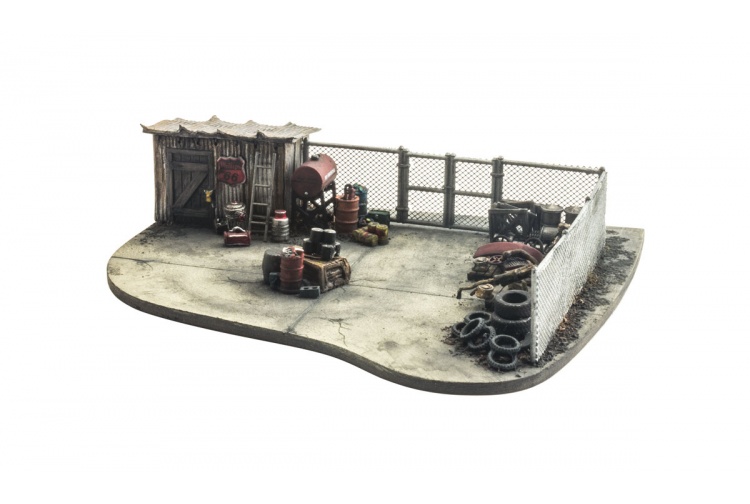 Woodland Scenics A2993 N Gauge Chain Link Fence Example Layout 2