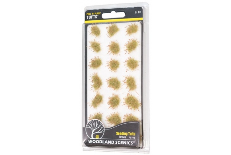 Woodland Scenics FS775 Brown Seeding Tufts Package