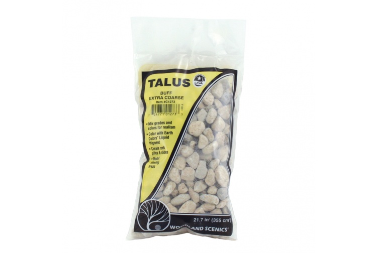 Woodland Scenics C1273 Extra Coarse Buff Talus bag