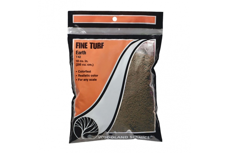 Woodland Scenics T42 Earth Fine Turf (Bag)