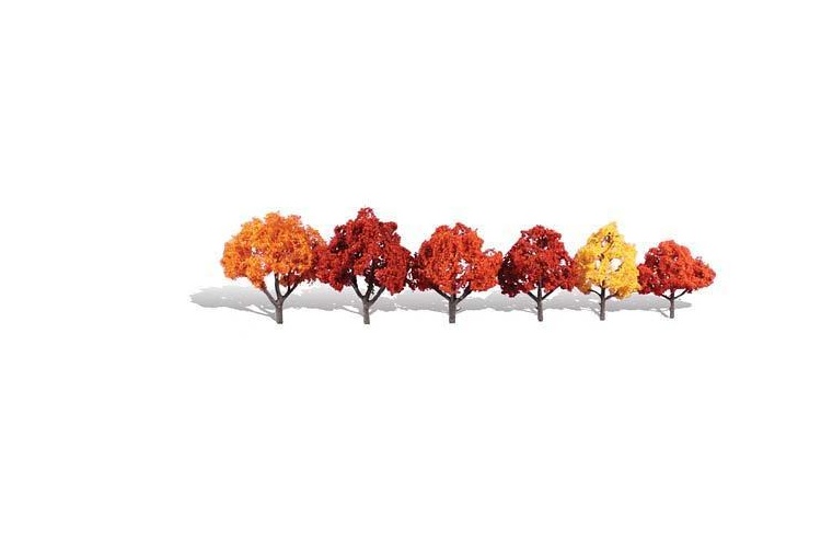 Woodland Scenics TR3541 3″-5″ Classic Harvest Blaze Trees (Pack of 6)