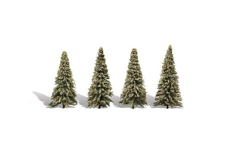 Woodland Scenics TR3569 3.5" - 5.5" Classic Blue Needle (Pack of 4)