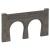 Bachmann Scenecraft 42-228 Low Relief Double Track Tunnel Portal - N Gauge