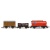 Hornby R60048 RailRoad Triple Wagon Pack, Mixed Wagons with Box Van