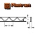 Plastruct 90653 (OWTS-8P) Plastic Truss 6.4x9.5x150mm