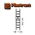 Plastruct 90672 (LS-4P) HO Scale White Styrene Plastic Ladder (Pack of 2)