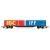Hornby R6425 RailRoad Container Bogie Wagon with 2 x 30ft Containers
