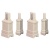 Ratio 307 N Scale Chimneys (Pack of 4) Plastic Kit