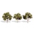 Woodland Scenics TR3535 Waters Edge Trees 4-5 Inches