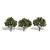 Woodland Scenics TR3507 3″-4″ Classic Sun Kissed Trees (Pack of 3) 